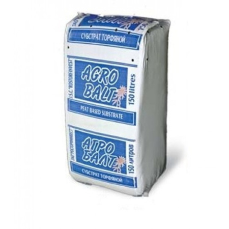 Субстрат на основе верхового торфа (рН=5,5-6,2) 70л (Агробалт) 3/45