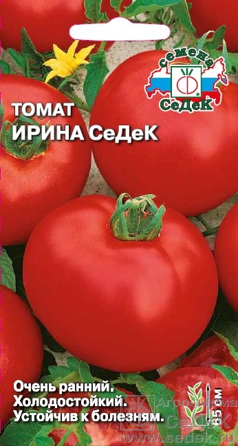 Томат Ирина СеДеК 0,1г ц/п (Седек) ультрар.,детерм,160г