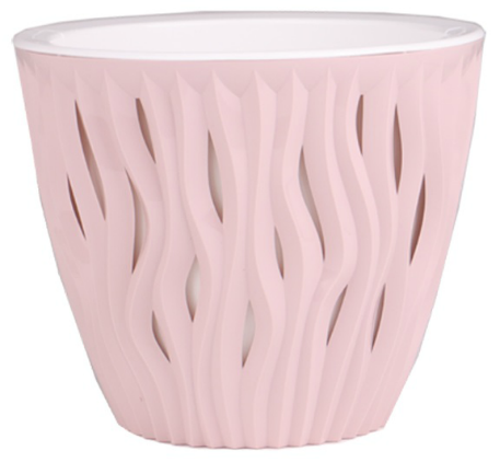 Кашпо Вдохновение 1,6л Бежево-Розовый КШ-8645 (ВМС)