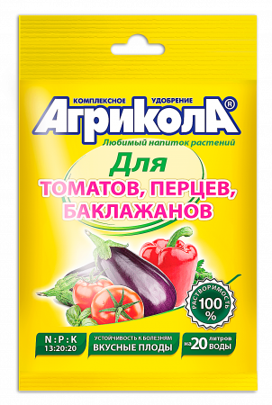 Агрикола 3 Для томатов,перцев, баклажанов 50г (ТехЭкс) 10/100 