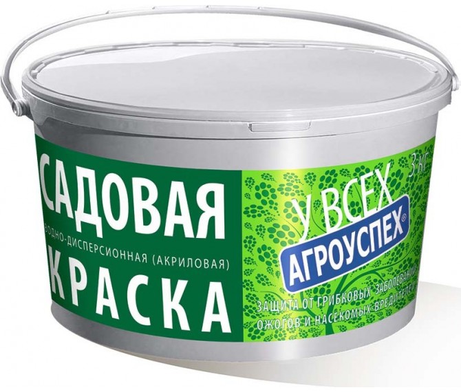 Краска д/садовых деревьев 3кг ведро ТУТ БИО (Летто) 4/8