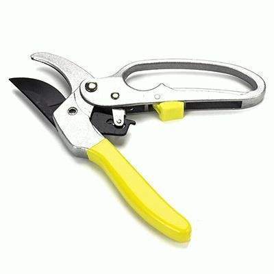 Секатор 20,5см усиленный, сталь/ручки алюм, храп.механизм 682151