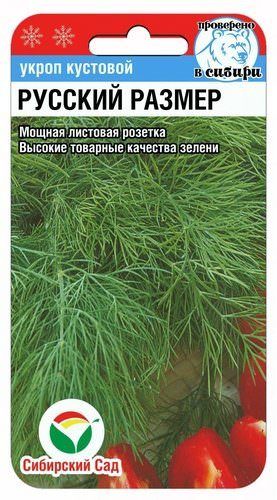 Укроп Русский размер кустовой 1г (СибСад)