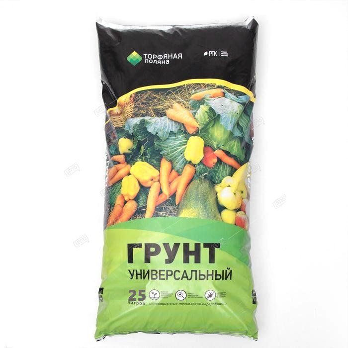 Грунт Торфяная поляна Универсальный 25л (РТК) 2/80
