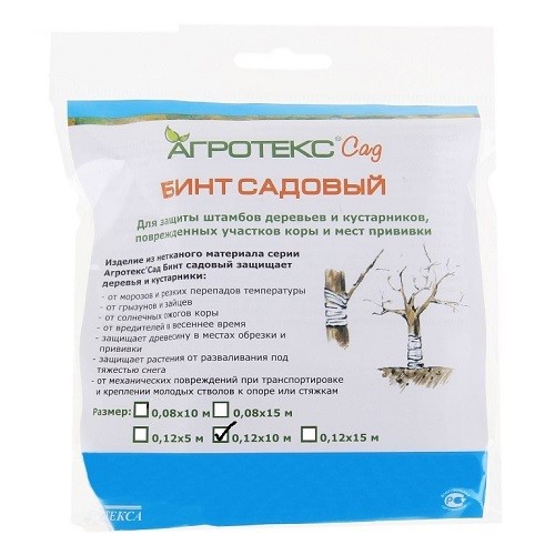 Бинт Садовый 0,12*10м (Агротекс) 5/80