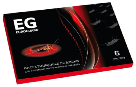 Ловушка ЕвроГард для тараканов 6шт SB 100шт/уп