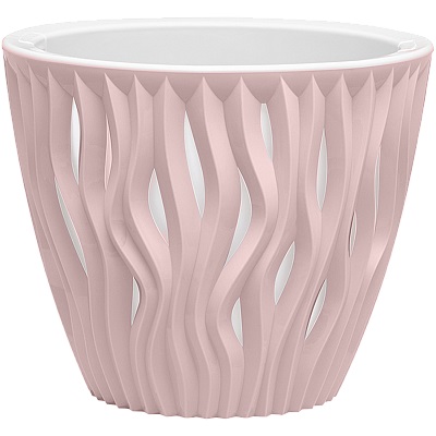 Кашпо Вдохновение 5,7л бежево-розовый КШ-8649 (ВМС)