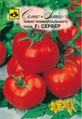 Томат Сервер F1 10шт (Семко) ранн.детерм.130г