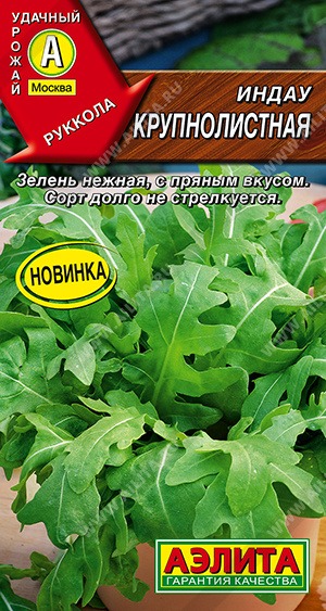 Рукола индау Крупнолистная 0,3г ц/п (Аэлита)