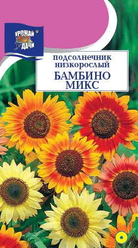 Подсолнечник Бамбино Микс 0,5г ц/п (УУ) низкий