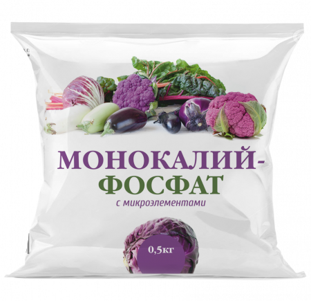 Монокалий фосфат 0,5кг с микроэл. 5/40/1400 Нов-Агро 