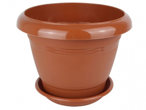 Кашпо Фестона 22 3,3л с/п терракот (Техпласт)