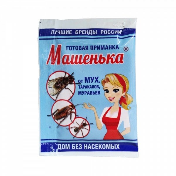 Гранулы Машенька от мух, тараканов, муравьев 10г (Агровит) 10/