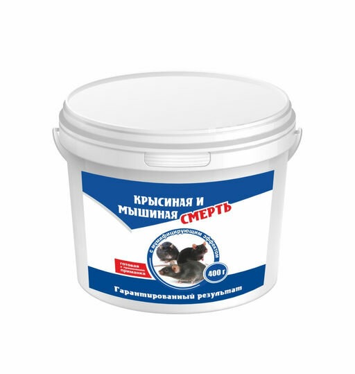 Избавитель Крысиная и мышиная смерть 400г дойпак (ЕвроС-х) 3/12