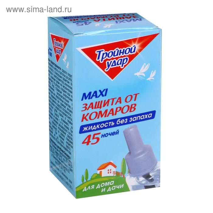 Жидкость для фумигатора (Ликвид) Домовой Тройной удар 45 ночей (Дез)
