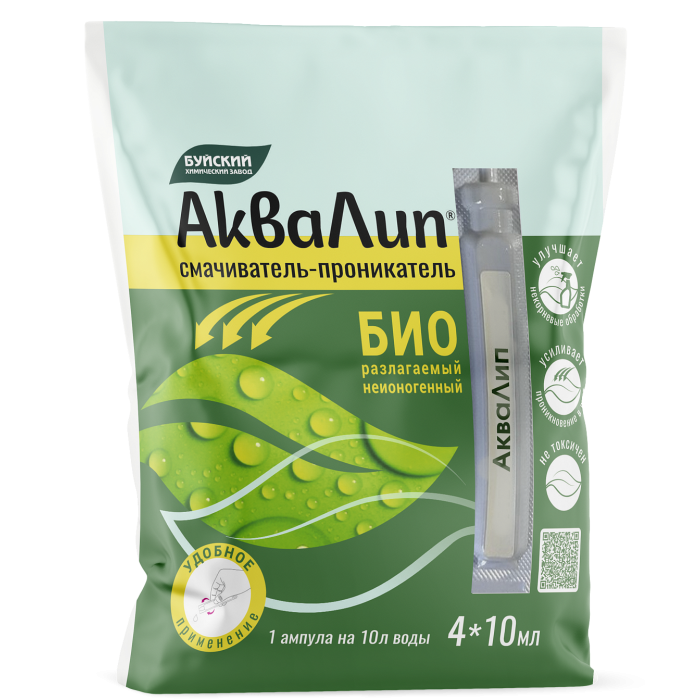 Аквалипт смачиватель-проникатель 4*10мл (БХЗ) 10/30