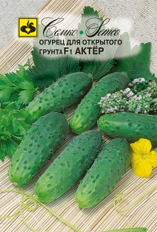Огурец Актер F1 1г (Семко) пчелооп,откр.гр,ср/ран
