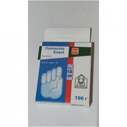Осмокот 100г Exact Standart NPK 16-9-12+2MgO+TE (БиоТ) 3/36