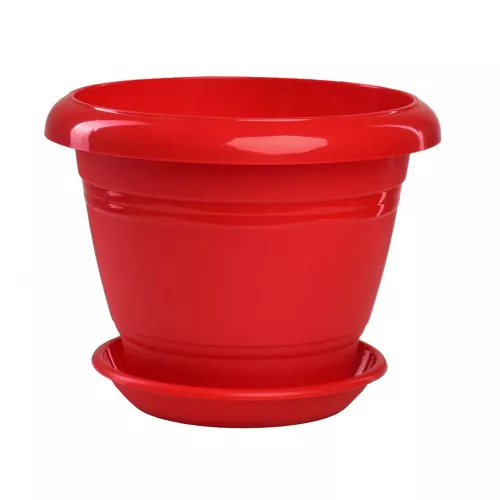Кашпо Фестона 25 4,6л с/п красный (Техпласт)