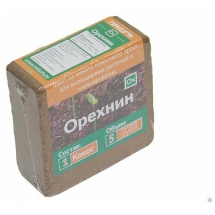 Субстрат кокосовый Орехнин 9л (650г) (Шри-Ланка) 3/24