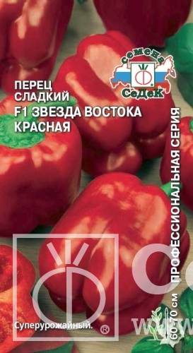 Перец Звезда Востока Красная F1 0,1г ц/п (Седек) 