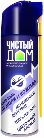 Аэрозоль от моли 150мл (ТехЭкс) 6/24