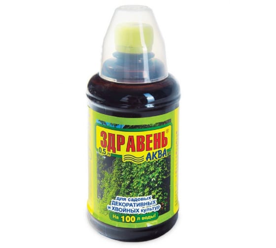 Здравень АКВА Сад.декор и хвойников 0,5л (ВХ) 6/12