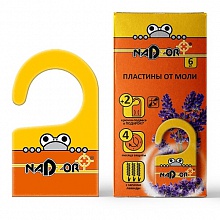 Антимоль пластины от моли 6шт (NADZOR) 10/30