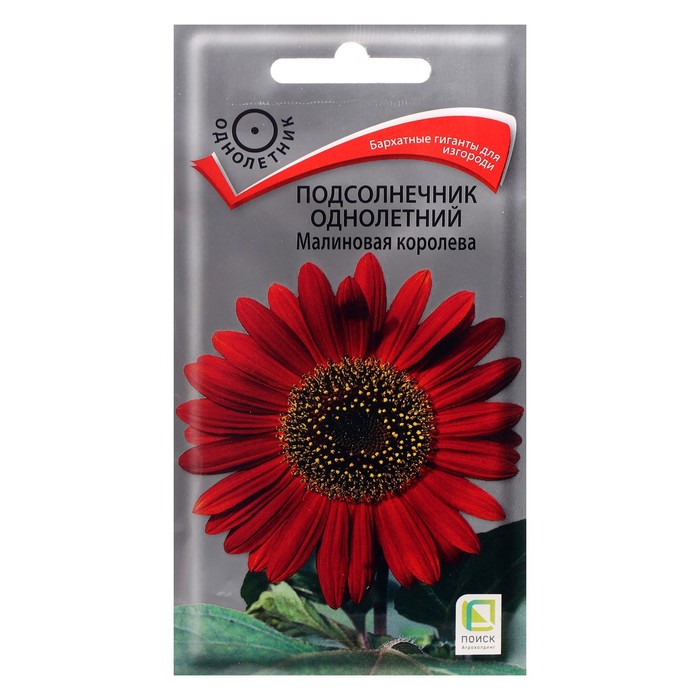 Подсолнечник Малиновая Королева 0,5г ц/п (Поиск)