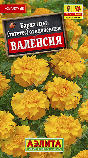 Бархатцы Валенсия 0,3г ц/п (Аэлита)