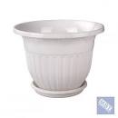 Кашпо Лозанна 1,5л с/п белый (Альтернатива)