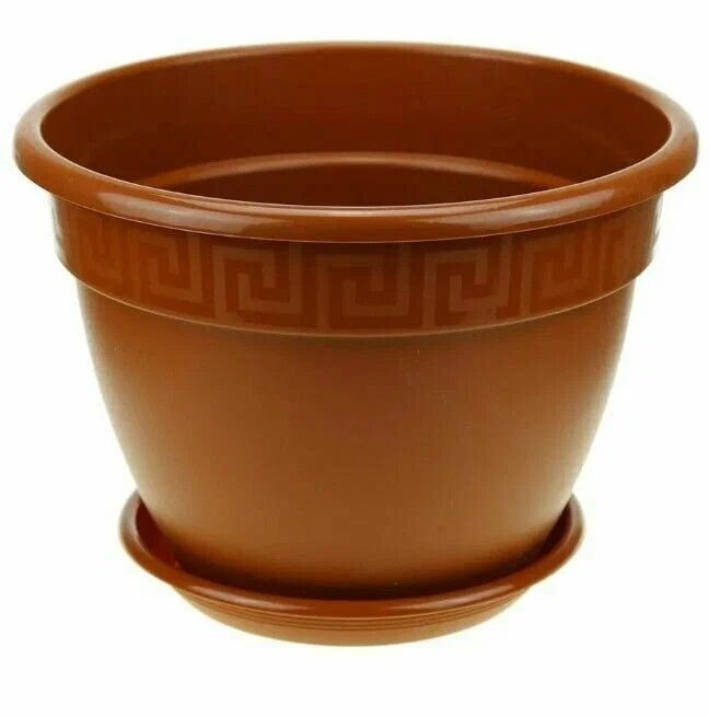 Кашпо Антик 36 терракот 16,6л (Техпласт)