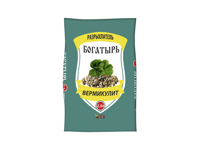 Вермикулит Богатырь разрыхлитель 2,5л (ЛамаТ) 5/15