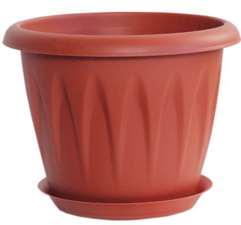 Кашпо Алиция 14 с/п 1,0л терракот М3064 (М пласт) 
