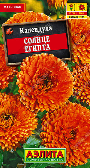 Календула Солнце Египта 0,5г ц/п (Аэлита) махровая