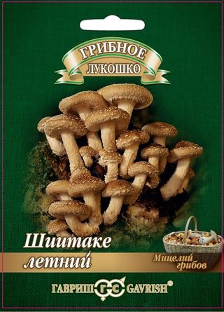 Мицелий грибов Шиитаке Летний на древесной палочке 12шт ц/п (Гавриш)