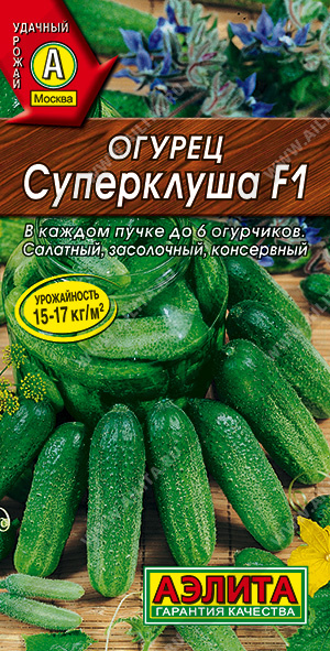 Огурец Суперклуша F1 10шт ц/п (Аэлита)