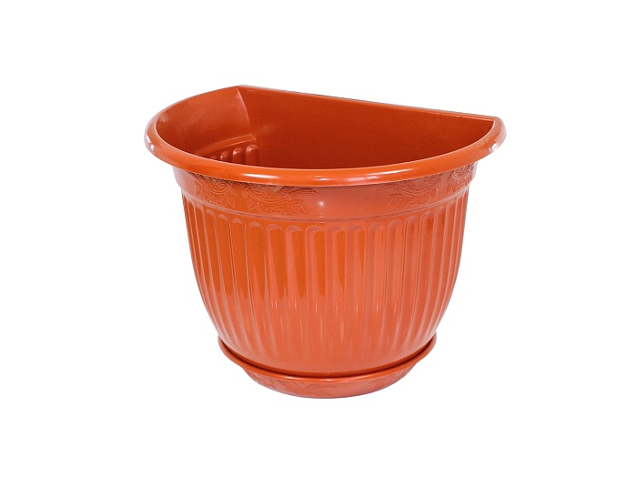 Кашпо настенное Венеция 3л коричн. 07830