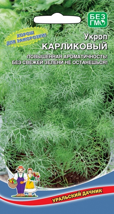Укроп Карликовый 2г ц/п (УД) раннеспелый,для подоконника и грядки,кустовой