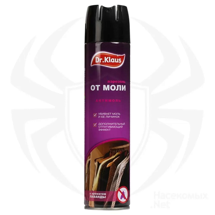 Аэрозоль от моли DR Klaus 300мл (Химик) 3/24