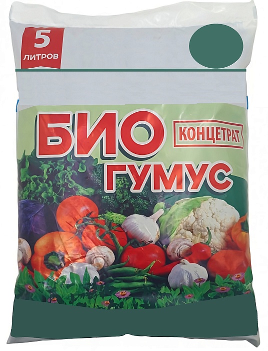 Биогумус 5л сухой (концентрат) (Росток Грин) 5/250