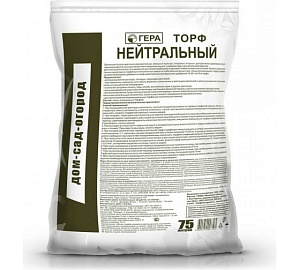 Торф Нейтральный 75л (Гера)