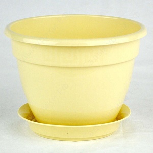 Кашпо Антик 19 крем 2,6л  (Техпласт)