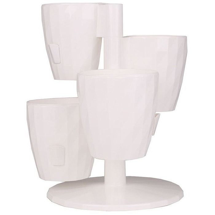 Кашпо Каскад RUBY Квадро Пудра 1л КШ-8690 ВМС