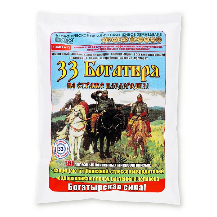 33 Богатыря почвооздаравливающ.микро/биол.препарат 1л (БашИнком) 3/18
