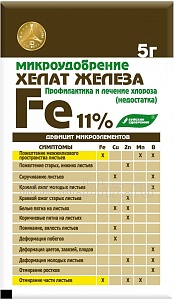 Хелат железа 5г (БХЗ) 10/30
