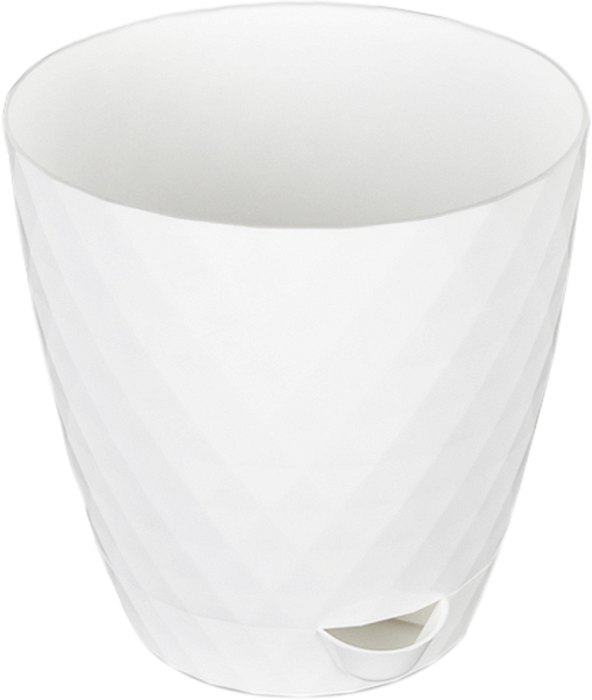 Кашпо Румба 3л Белый (ПластАвеню) 2/24