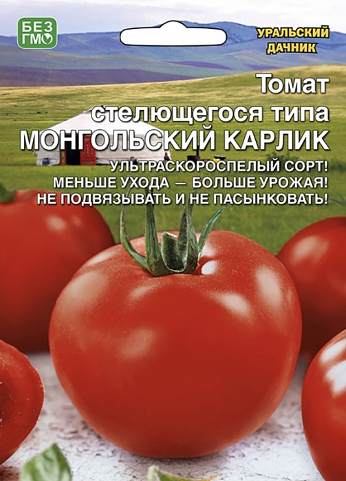 Томат Монгольский карлик 20шт ц/п б/ф (УД) стелющегося типа, детермин., до 200г