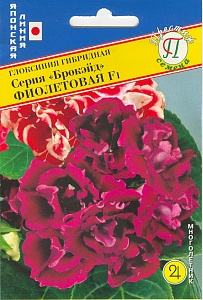 Глоксиния Брокэйд фиолетовая F1 5шт (Престиж)