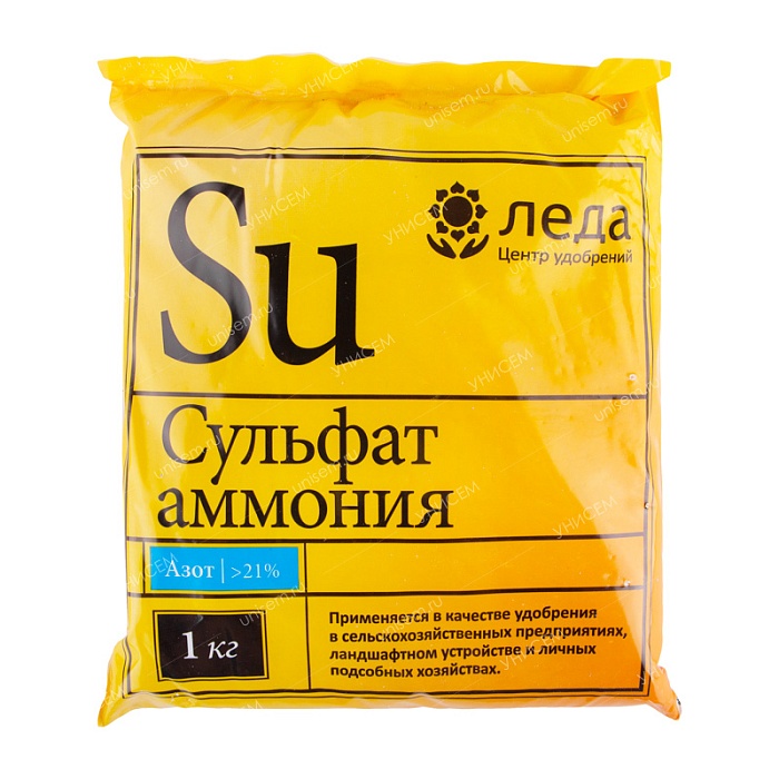 Сульфат аммония 1кг (Леда) 5/20